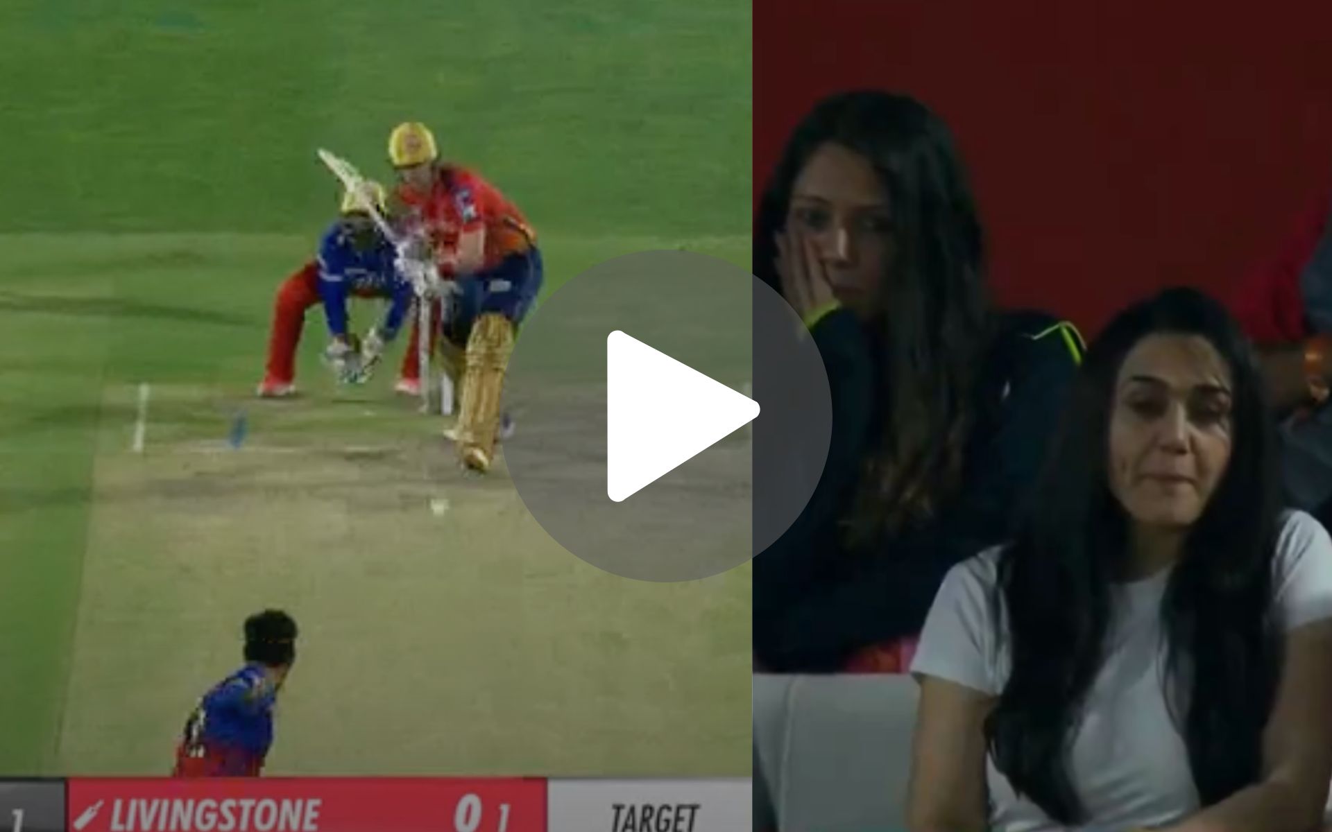 [Watch] Swapnil Breaks Preity Zinta's Heart By Taking Down Livingstone For A Duck